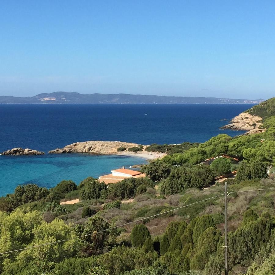Villa Aquamarina Pintadera Blu Porto Pino Εξωτερικό φωτογραφία
